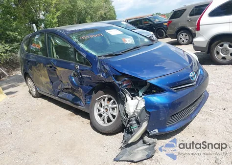 2012 Toyota Prius V Two из США, поврежденный, VIN JTDZN3EU8C3161205